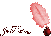 Gif animé je t'aime écrit